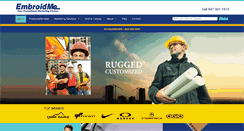 Desktop Screenshot of embroidme-schaumburg.com